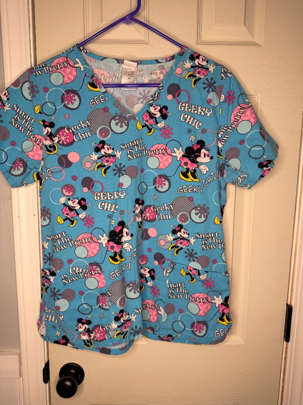 Disney Minnie Mouse Scrub Top